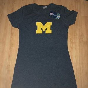 NWT University of Michigan Fitted Tshirt